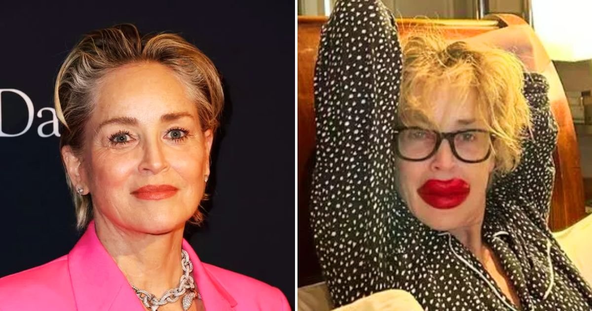 sharon4.jpg?resize=412,275 - JUST IN: Sharon Stone, 65, Leaves Fans Stunned With Her NEW Appearance As She Shares Photos Of Her Lips On Instagram