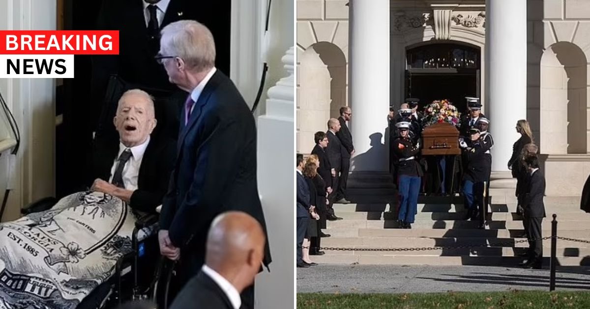 breaking 11.jpg?resize=412,232 - BREAKING: Jimmy Carter Leaves Hospice Care To Attend Late Wife Rosalynn's Memorial Service