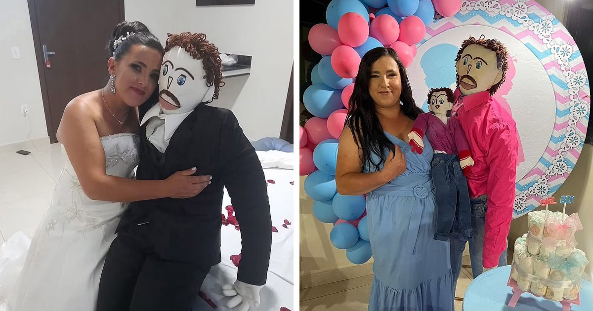 d133.jpg?resize=1200,630 - JUST IN: Woman Who Married A RAG DOLL Hosts Second Gender Reveal Party For Her Child