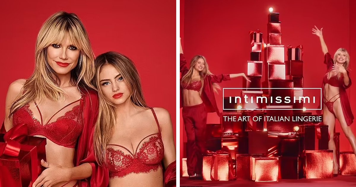 d140.jpg?resize=412,275 - JUST IN: Heidi Klum, 50, SLAMMED For Forcing Her 'Mini-Me' Daughter To Pose In Lingerie AGAIN