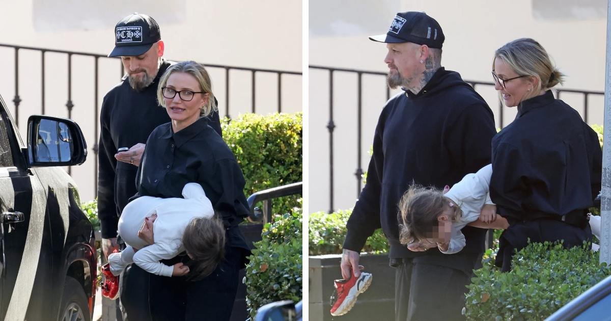 d3 2.jpeg?resize=412,275 - EXCLUSIVE: Cameron Diaz Spotted On RARE Family Outing With Husband & Daughter
