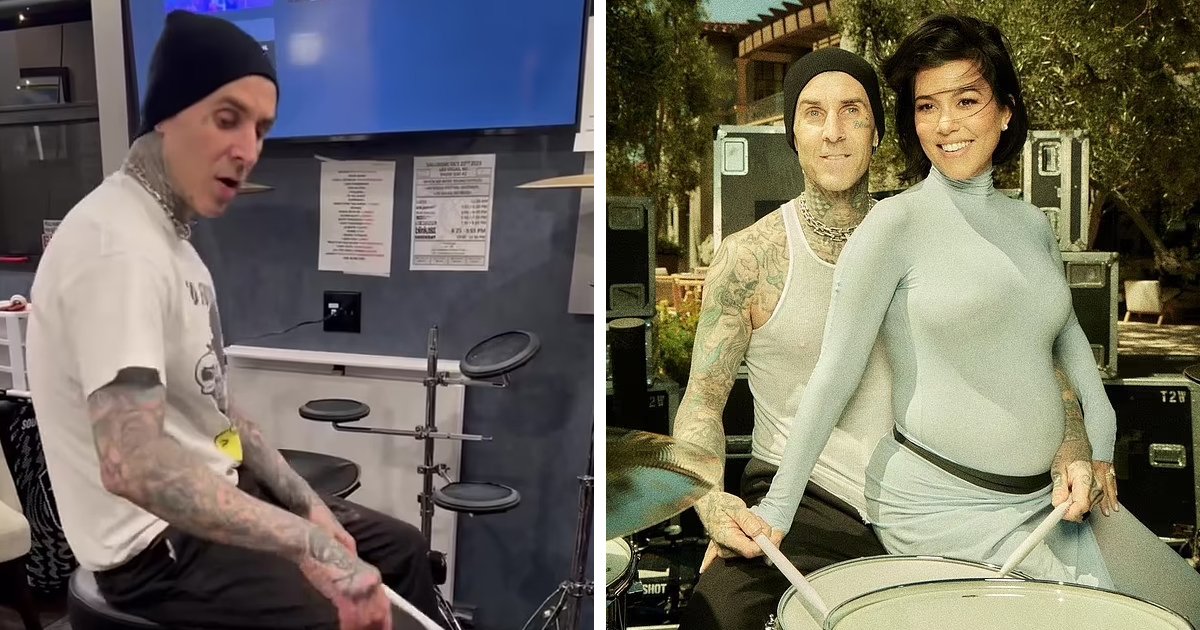 d50.jpg?resize=412,232 - JUST IN: Travis Barker ROASTED For 'Drumming' To Newborn's Heartbeat Inside Hospital's Labor Room