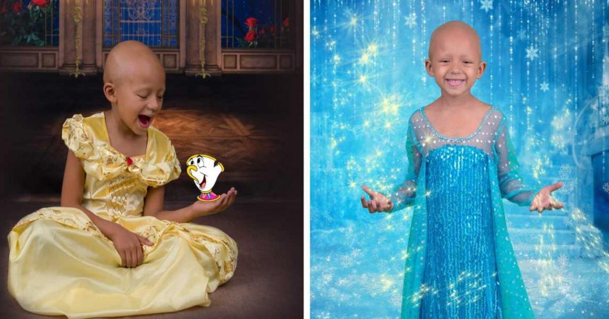 d6.jpeg?resize=1200,630 - 5-Year-Old Battling Cancer Proves ‘Bald Is Beautiful’ In Magical Disney Princess Photos 