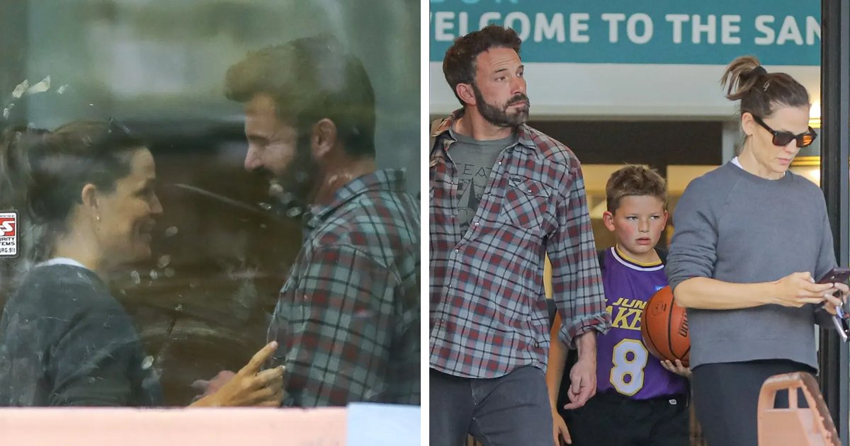 d71.jpg?resize=412,275 - JUST IN: Ben Affleck & Jennifer Garner Seen Laughing And Looking ‘Happier Than Ever’ Together At Their Son Samuel’s Game