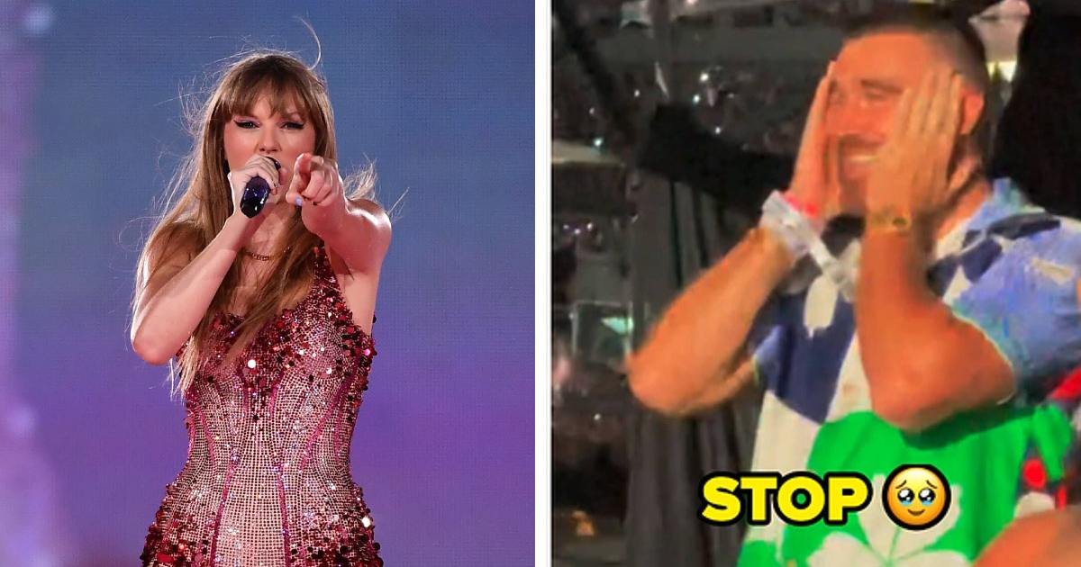m1 1 1.jpeg?resize=412,275 - “Taylor, Focus Honey!”- Fans Go Wild As Singer Can’t Stop Staring At Travis Kelce While Singing ‘Lover’ In Argentina