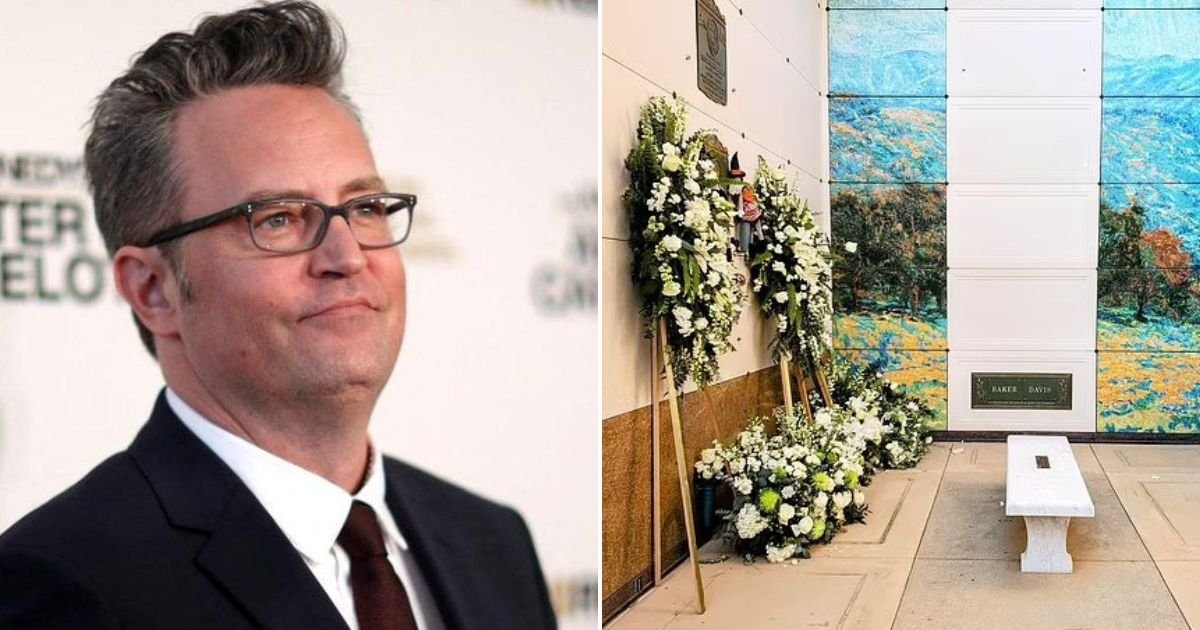 untitled design 2023 11 09t132143 683.jpg?fit=1024%2C538&ssl=1&strip=all - JUST IN: Floral Tributes Are REMOVED From Matthew Perry's Burial Plot