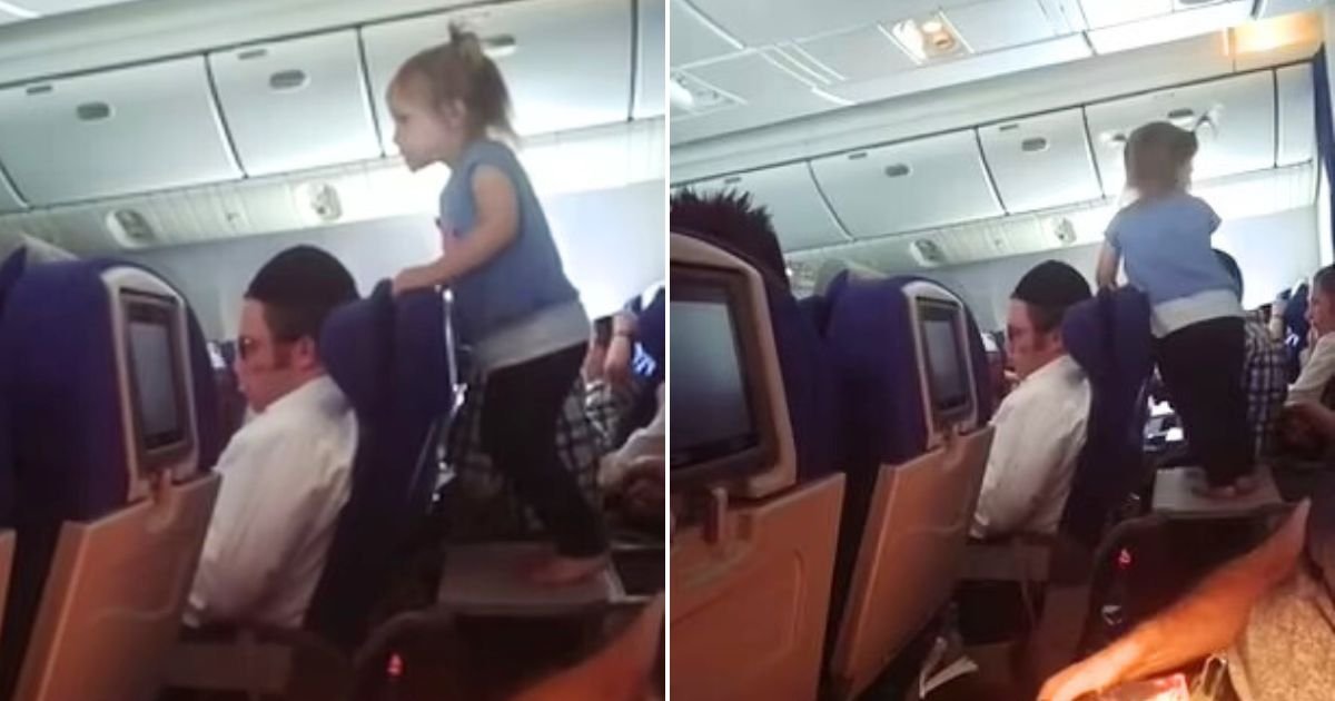 untitled design 22.jpg?resize=1200,630 - Parents Slammed For Letting Their Toddler JUMP On Tray Table And Run Around The Cabin During 8-Hour Flight