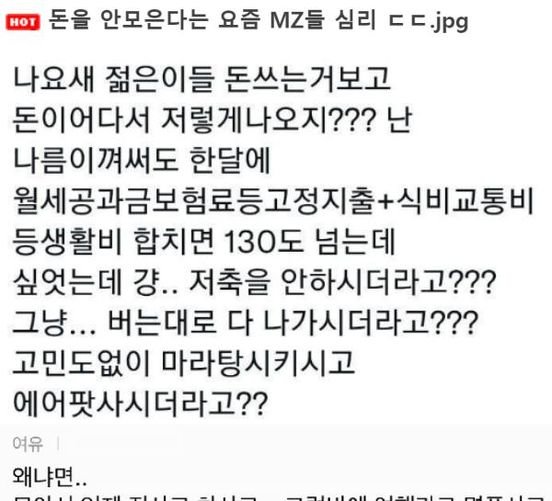 1 31.jpg?resize=1200,630 - 돈을 안모은다는 요즘 MZ들 심리수준 ㄷㄷ