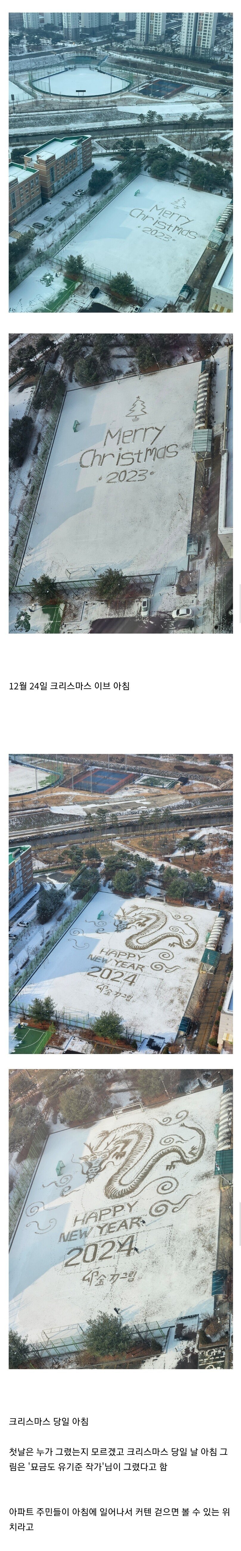 눈 내린 세종시 중학교 운동장 근황 ㄷㄷ..jpg