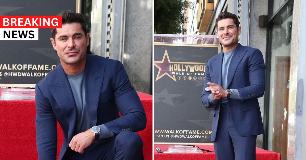 breaking 32.jpg?resize=412,275 - BREAKING: Zac Efron Receives His Own Star On The Hollywood Walk Of Fame