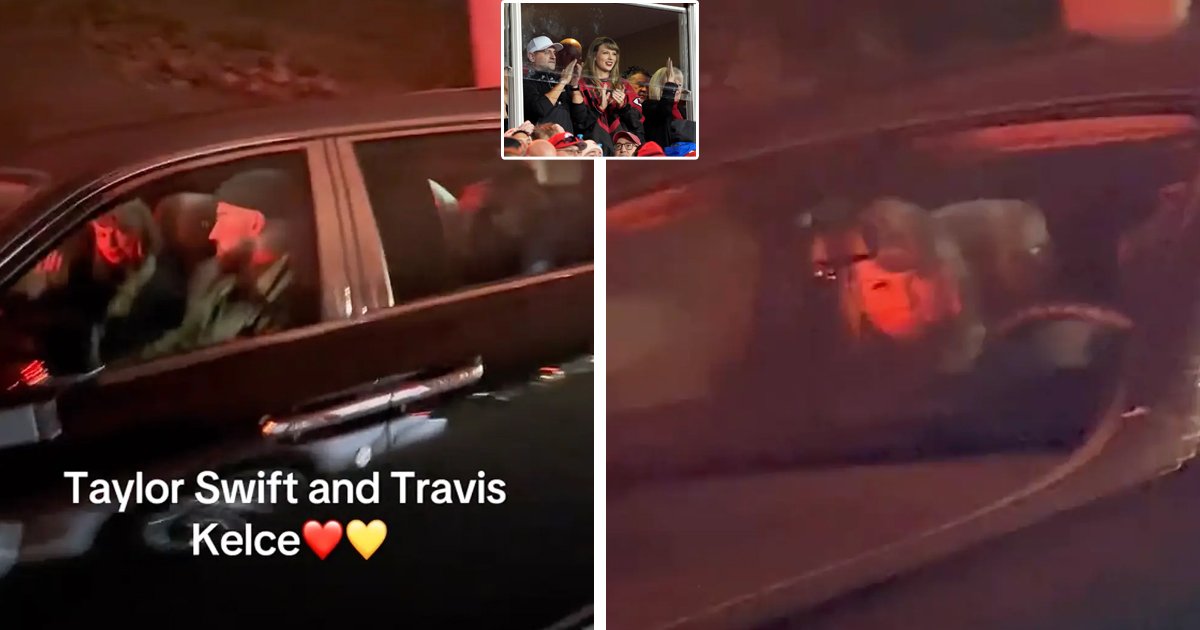 d38.jpg?resize=412,275 - EXCLUSIVE: Stylish Date Night For Travis Kelce Who's Pictured Driving His Lady Love Taylor Swift On The Streets In Luxe $400k Rolls Royce