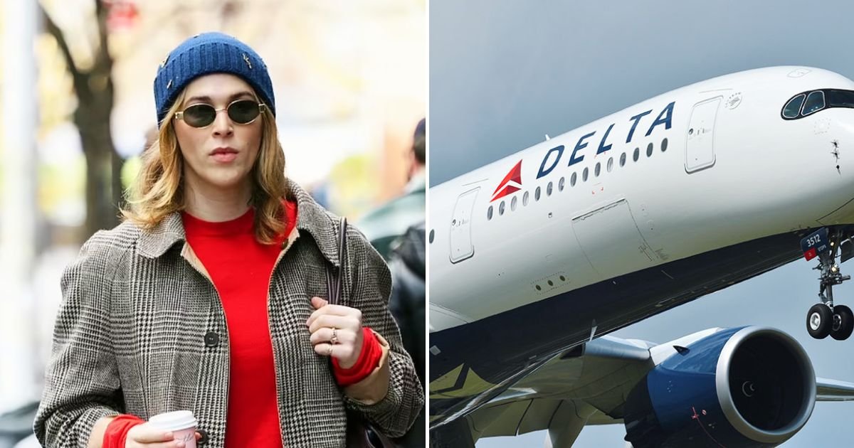 delta5.jpg?resize=1200,630 - JUST IN: Tommy Dorfman Is Spotted Enjoying A Cup Of Coffee After Accusing Delta Airlines Staff Of 'Misgendering' Her In A Video