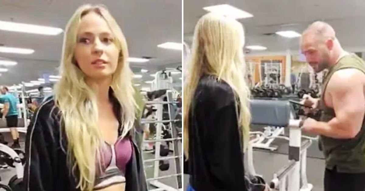 gym4.jpg?resize=412,232 - Social Media Influencer Breaks Down In TEARS After Being Kicked Out Of The Gym Because Of Her 'Painted Outfit'