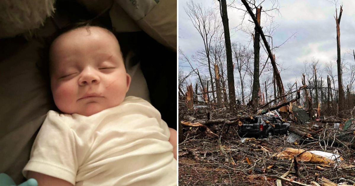 lord4.jpg?resize=1200,630 - 4-Month-Old Baby Is Found In A Tree After A Catastrophic Tornado Tore Through Their Hometown And Destroyed Their Family Home