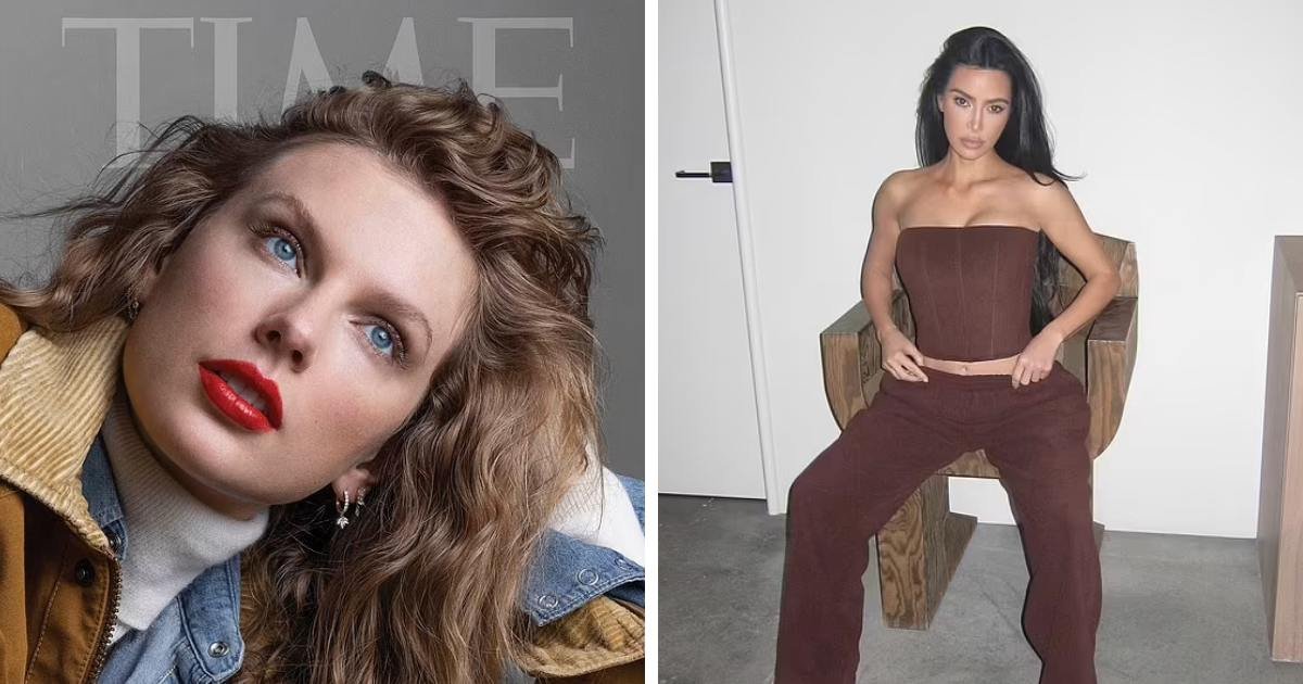 m1.jpeg?resize=1200,630 - "Who Does She Think She Is!"- Kim Kardashian Brushes-Off Re-Ignited Taylor Swift Drama While Sizzling In Fitted Attire For SKIMS Promotions