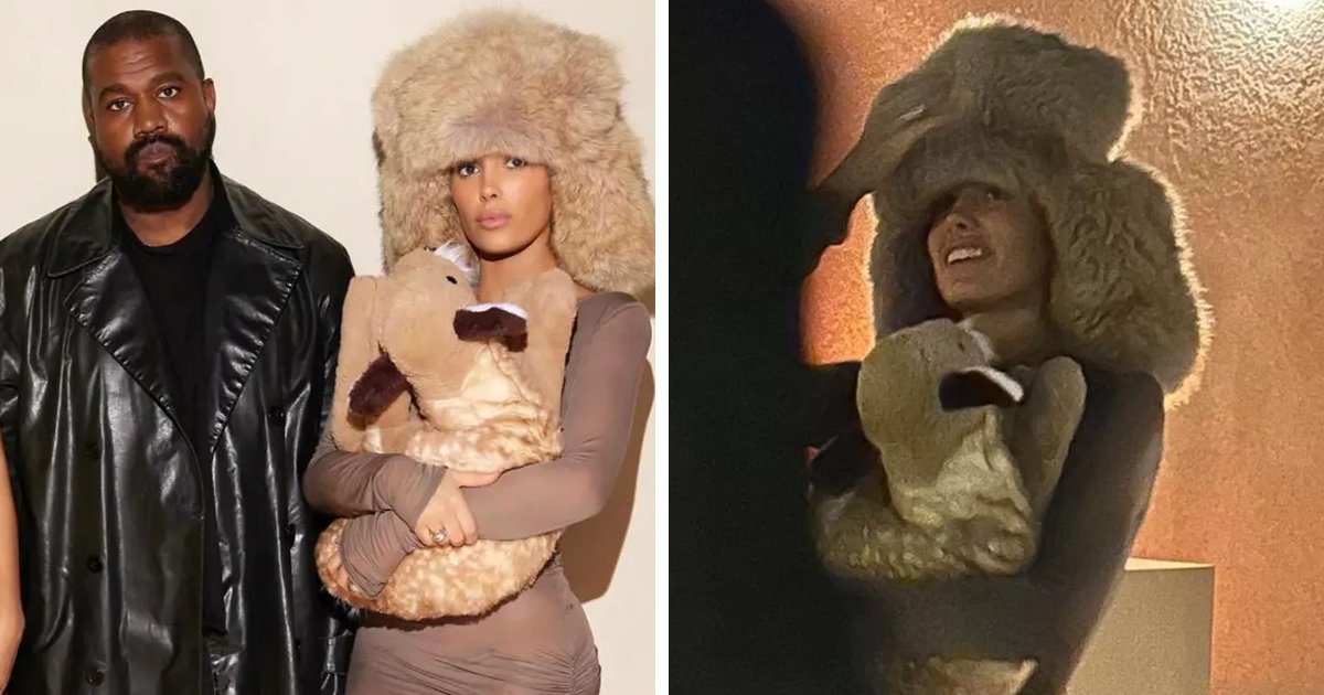 m1.jpg?resize=412,275 - JUST IN: Kanye West's Wife Bianca Censori Wears TRANSPARENT 'X-Rated' Outfit While Holding 'Creepy Teddy Bear' At Art Basel In Miami