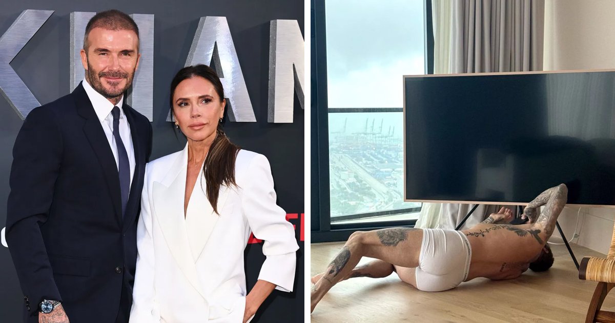 m2 5.jpg?resize=1200,630 - "Please Stop With The NSFW Thirst Trap"- Victoria Beckham BASHED For Sharing Picture Of Husband David In Underwear