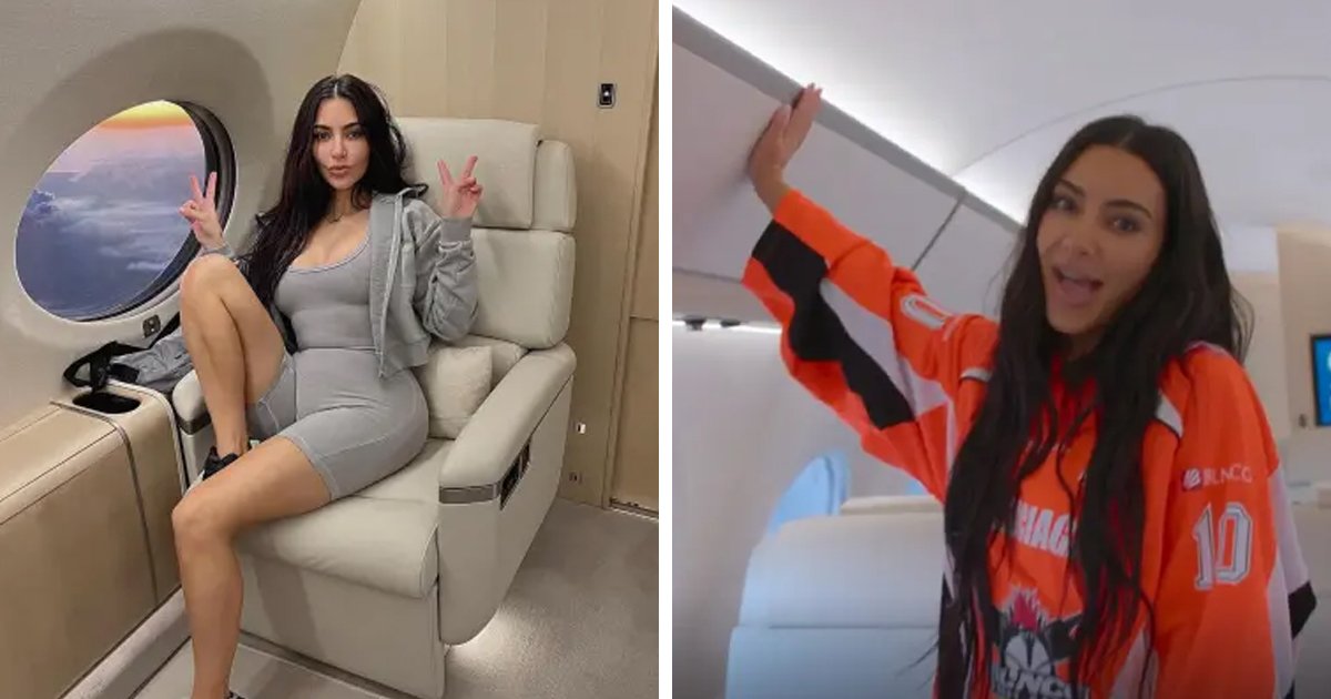 m3 4.jpg?resize=1200,630 - "People In The World Are Dying Kim!"- SKIMS Owner BASHED For Giving Tour Of Her Dream Private Jet