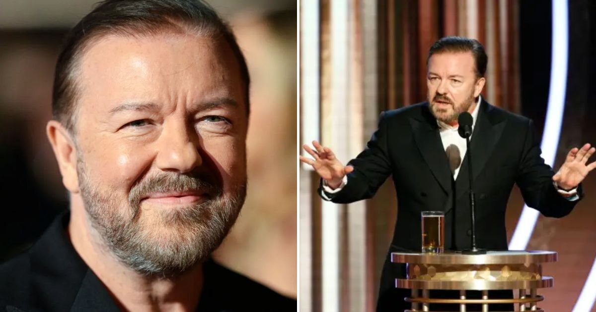 ricky4.jpg?resize=1200,630 - JUST IN: Ricky Gervais, 62, BLASTED After Making ‘Vile’ Jokes About Terminally Ill Children