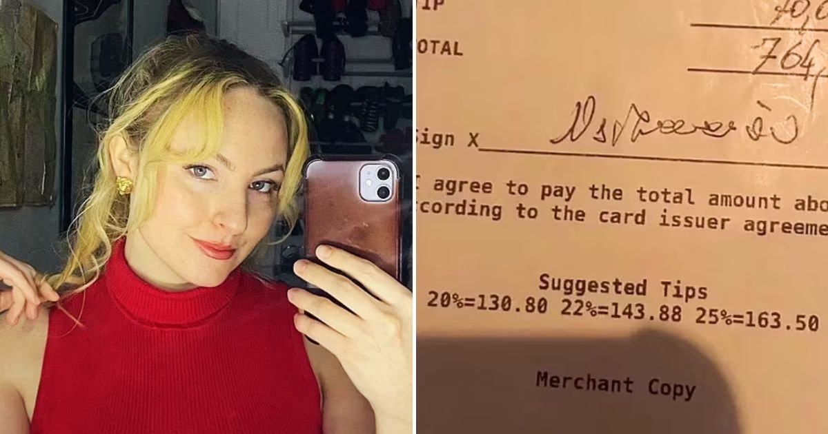 tip5.jpg?resize=412,275 - Angry Waitress Says She 'Hates Europeans' After Receiving 'Measly Tip' On A $700 Bill But Immediately Receives Backlash On Social Media