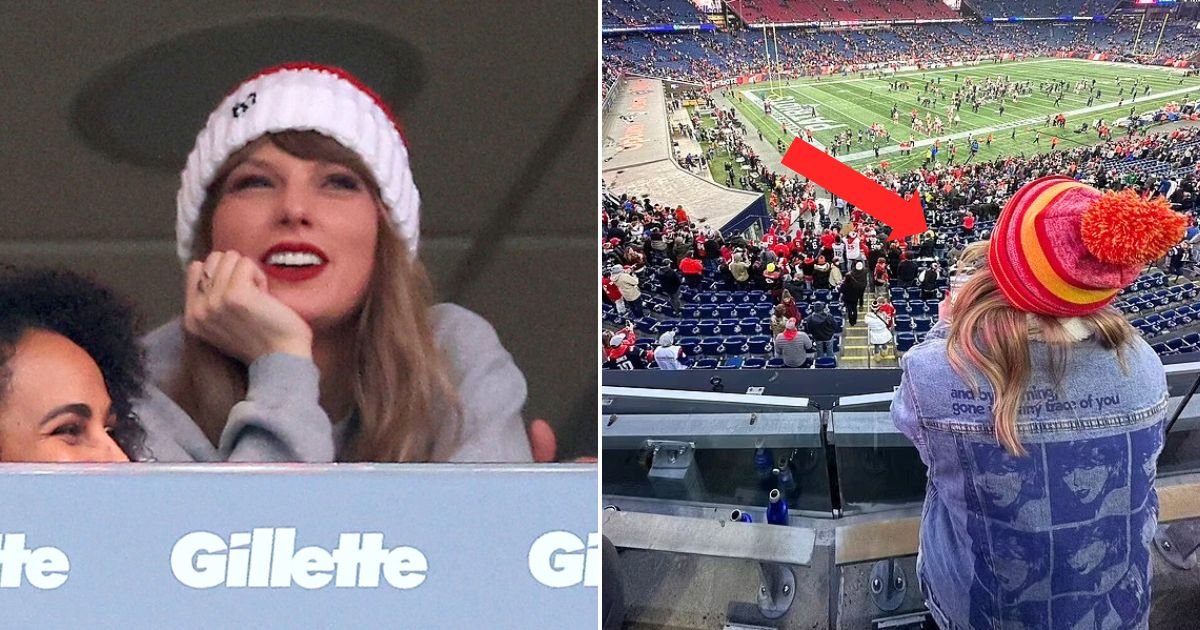 untitled design 12.jpg?resize=1200,630 - Taylor Swift Fan Left Fuming After She Got 'Harassed And Booed' At Football Game Between The Chiefs And Patriots