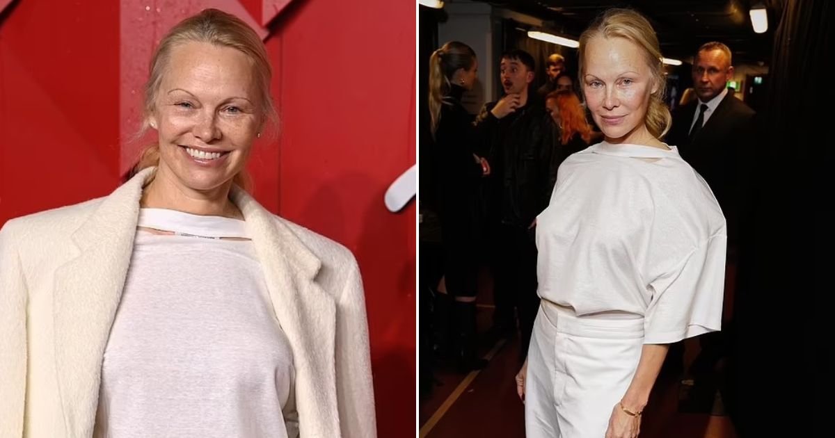 untitled design 57.jpg?resize=1200,630 - Pamela Anderson, 56, Shows Off Her Natural Beauty In Makeup-Free Red Carpet Appearance