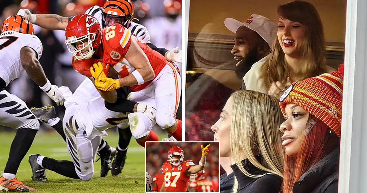 d135.jpg?resize=1200,630 - JUST IN: "He's Distracted Because She's Watching In The Audience!"- Taylor Swift BLAMED Again For Travis Kelce's 'Underwhelming' Performance