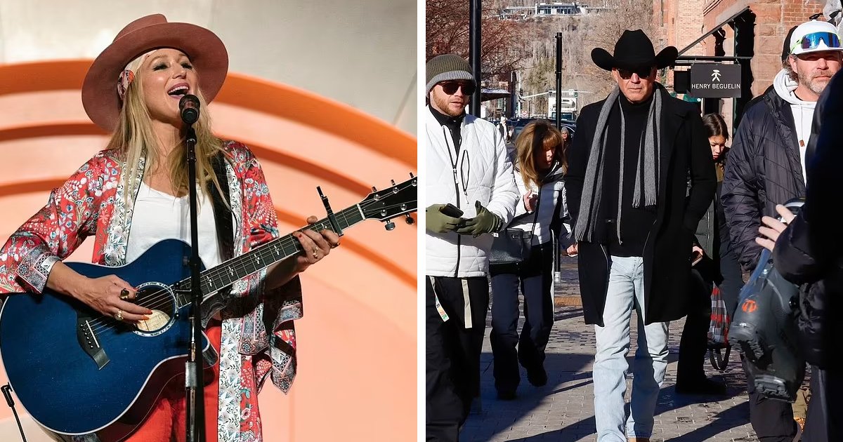 d5.jpg?resize=412,232 - BREAKING: Jewel Pictured Getting 'Cozy In Colorado' With Actor Kevin Costner As Star Flaunts 'New Ring'