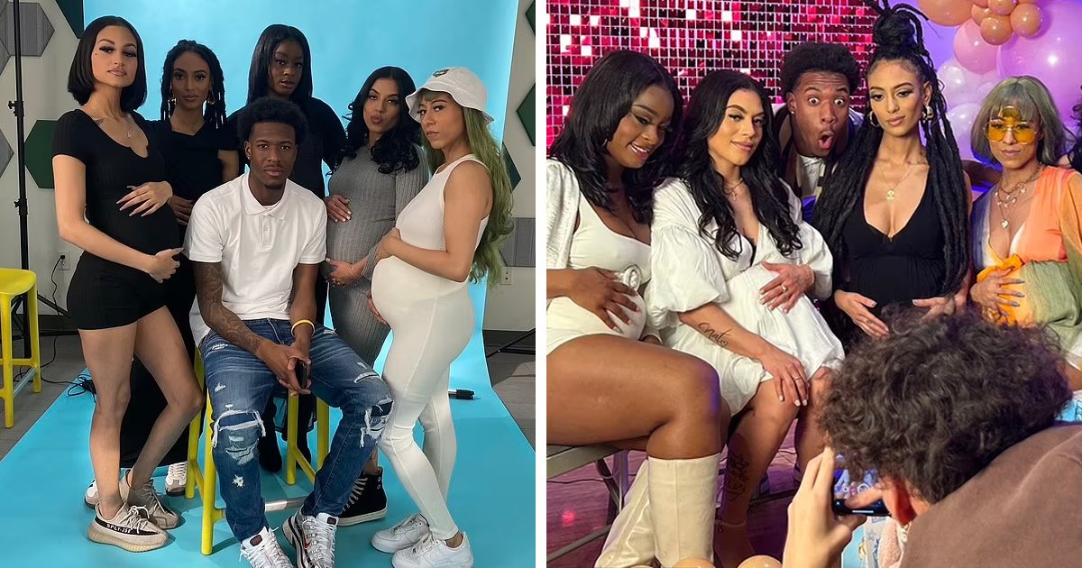 d78.jpg?resize=412,275 - "Please Tell Me This Isn't Real!"- Man Who Got FIVE Women Pregnant 'At The Same Time' Hosts Joint Baby Shower