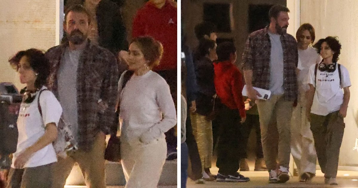m2 17.jpg?resize=412,275 - BREAKING: Jennifer Lopez & Ben Affleck 'All Smiles' Alongside Jennifer Garner On Rare Outing With Kids In Los Angeles