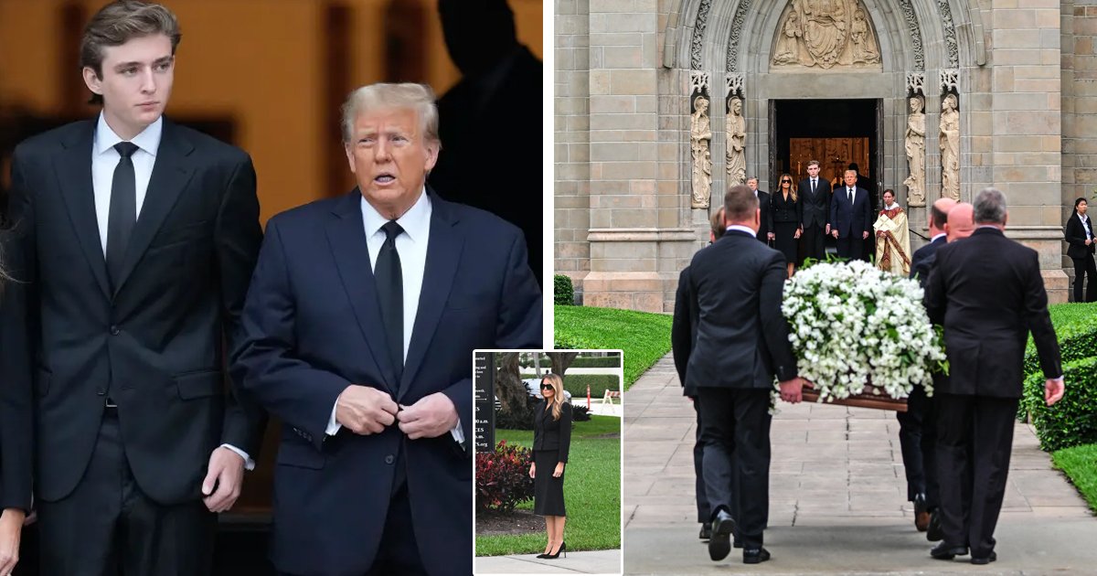 m3 9 1.jpg?resize=1200,630 - "She Was An Important Part Of The Trump Family!"- 'Vulnerable' Donald Trump Displays Unusual Emotion As Family Unites To Pay Final Respects To Melania's Mother