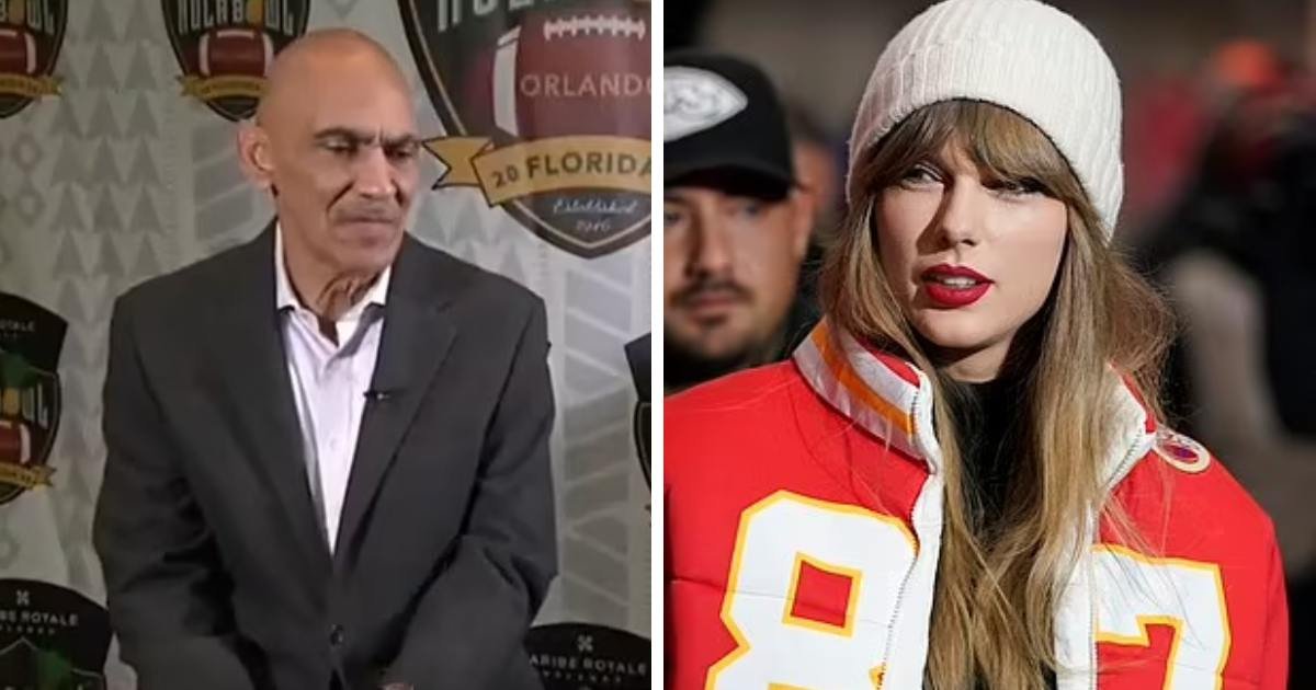 m4 2.jpeg?resize=1200,630 - "That Woman Needs To Sit At Home!"- Coaching Legend Tony Dungy Blasts Taylor Swift For Making NFL Fans Feel 'Disenchanted' About Games