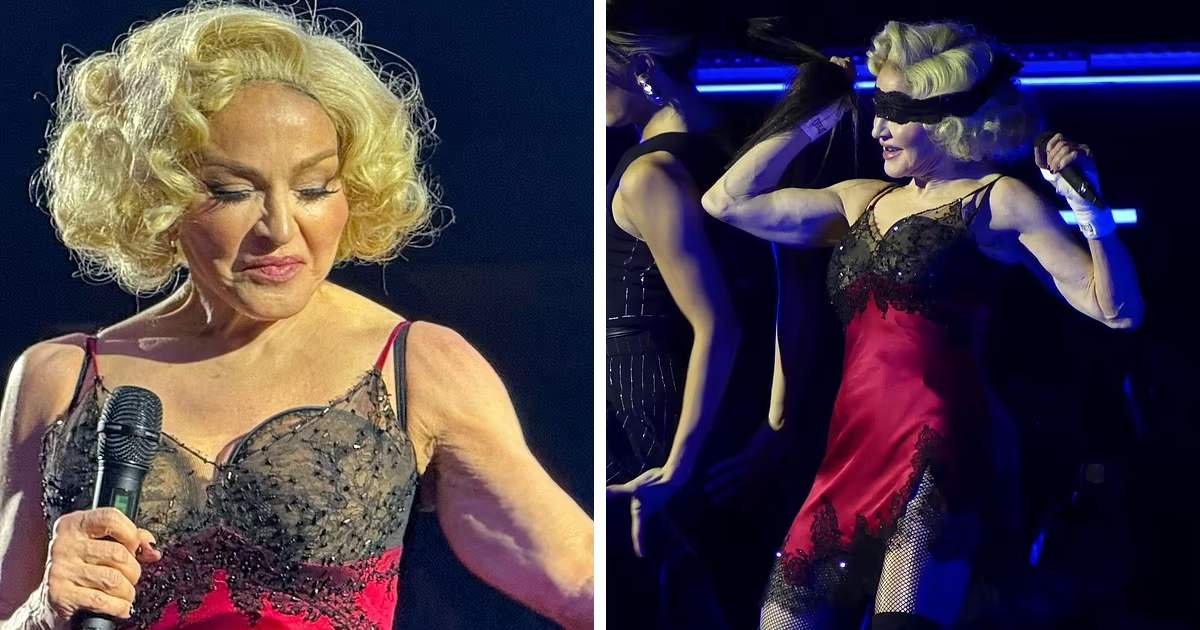 m4 3.jpeg?resize=412,275 - "You're Too Old & Wrinkly For This!"- Fans Slam Madonna, 65, For Flexing Muscles & Wearing Skimpy Lingerie In Startling Appearance