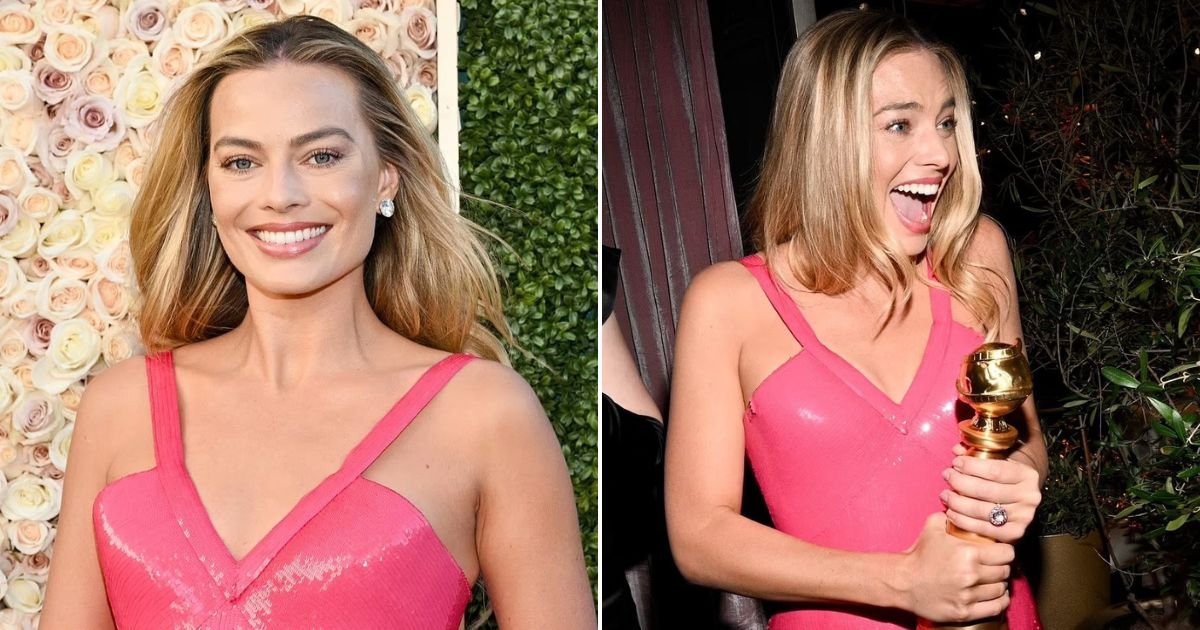 untitled design 45.jpg?resize=412,232 - JUST IN: Margot Robbie Looked Stunning In Pink As She Scooped A Major Golden Globes Award