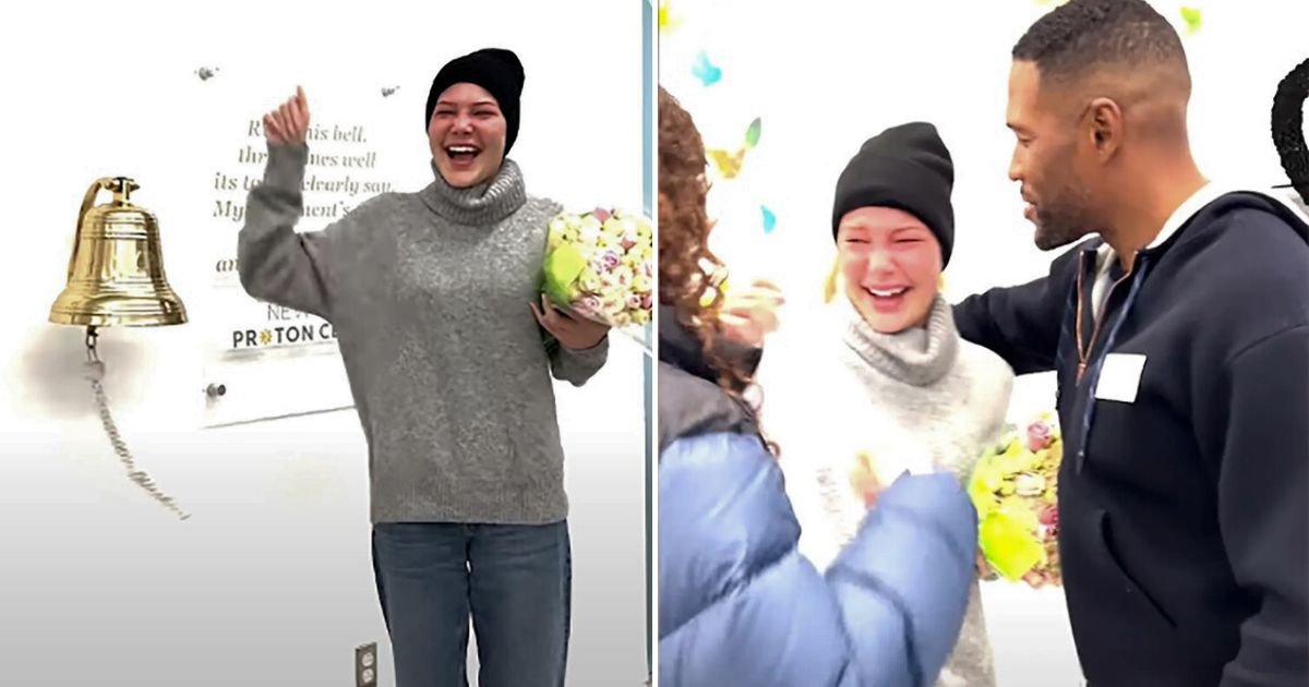 untitled design 83.jpg?resize=412,232 - JUST IN: Michael Strahan's Daughter Isabella ‘Rings The Bell’ After Completing Radiotherapy After Brain Cancer Diagnosis