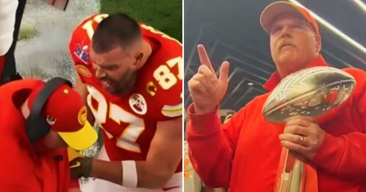 chiefs5.jpg?resize=1200,630 - JUST IN: Kansas City Chiefs Release UNSEEN Footage Of Super Bowl Locker Room – With Coach Andy Reid Telling His Team 'Let's Party Tonight!'