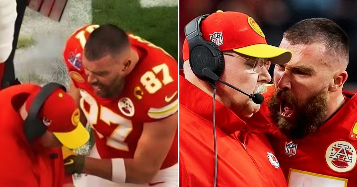 super bowl kelce meltdown