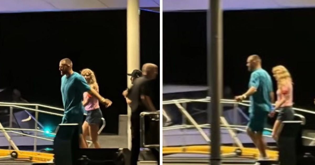 copy of articles thumbnail 1200 x 630 3.jpg?resize=412,275 - "It's Not Cool!"- Travis Kelce & Taylor Swift's 'Sneaky' Marina Romantic Date Pictures LEAKED Online
