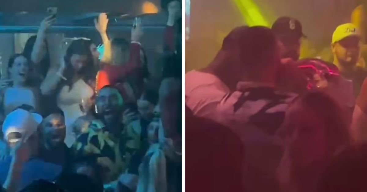 copy of articles thumbnail 1200 x 630.jpg?resize=412,275 - BREAKING: Travis Kelce Goes Wild After Landing In Las Vegas As Celeb Pictured Dancing With 'Scantily Clothed Women' While Downing Drinks