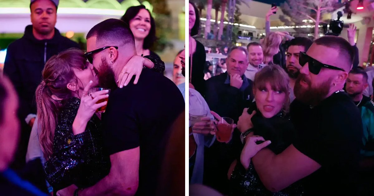 d36 2.jpg?resize=1200,630 - JUST IN: Travis Kelce & Taylor Swift Let Loose At The Super Bowl Afterparty With Plenty Of Kisses, Drinks, And Dance