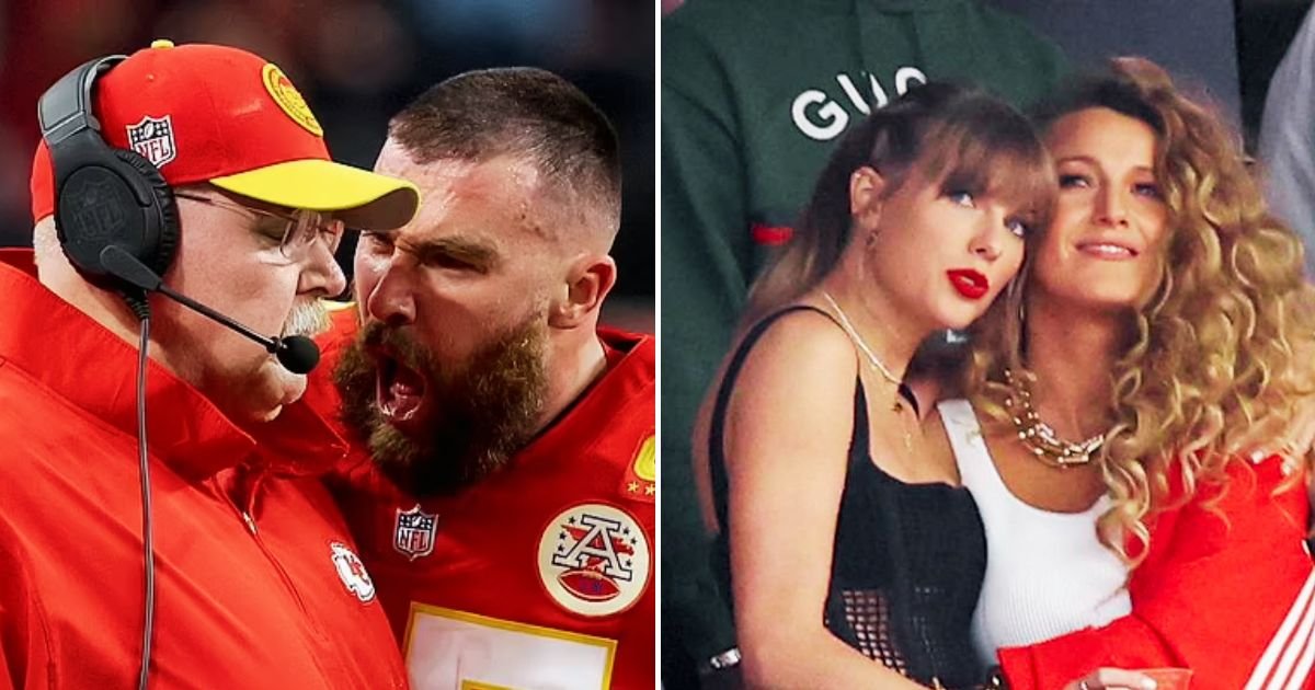 kelce.jpg?resize=1200,630 - JUST IN: Travis Kelce Suffers Super Bowl MELTDOWN And Shoves His Coach Andy Reid Before Being Restrained By Teammate