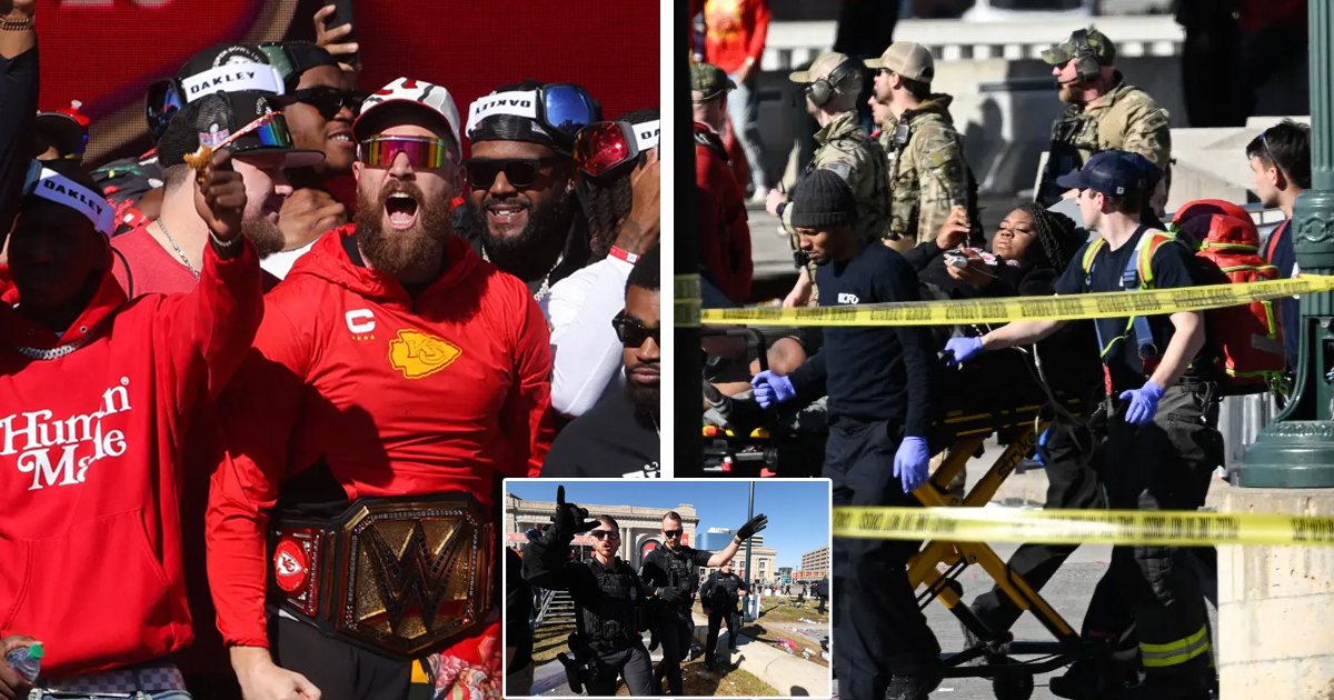 m1 24 1.jpg?resize=1200,630 - "What A Disgrace!"- Travis Kelce SLAMMED For Posing & Smiling With Cops After DEADLY Super Bowl Parade Leaves One DEAD