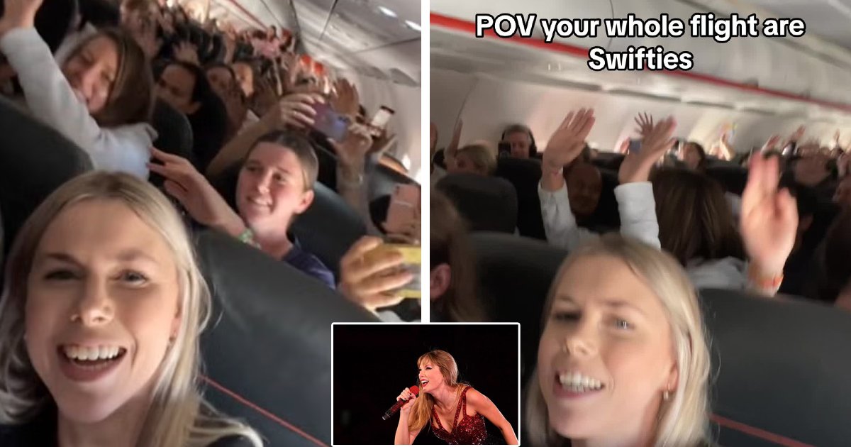 m1 29 1.jpg?resize=412,275 - EXCLUSIVE: "This Would Be Torture!"- Taylor Swift Fans Sing-Along On Airplane Sparks Outrage
