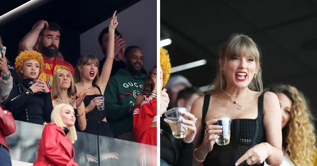 m3 21 1.jpg?resize=412,275 - BREAKING: Taylor Swift Comes Face To Face With 'Booing Stadium' While CHUGGING Beer In VIP Suite