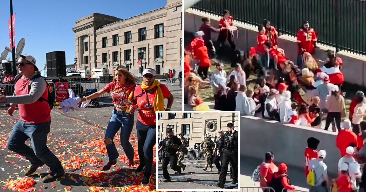 parade5.jpg?resize=1200,630 - BREAKING: Nine Children Were Shot During Kansas City Super Bowl Parade As Footage Shows Gunman Being Tackled By Kansas City Fans