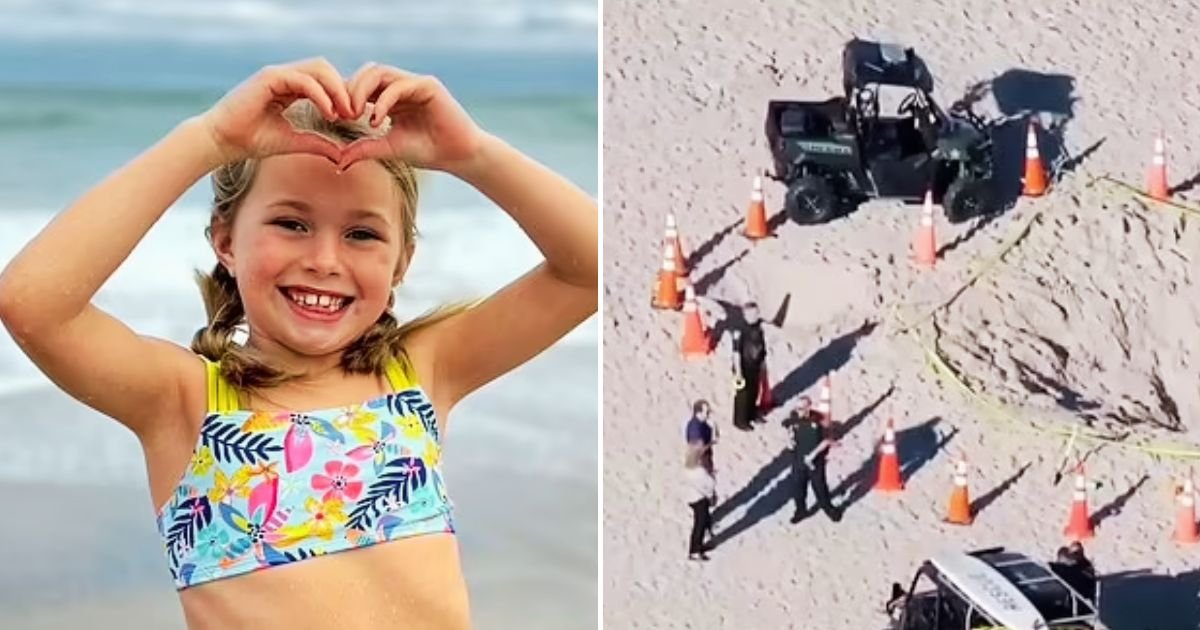 sand4.jpg?resize=1200,630 - Heartbreaking 911 Call Shows Panic At Beach After 7-Year-Old Girl Was Fatally Buried By Collapsed Sand Hole Before She Passed Away