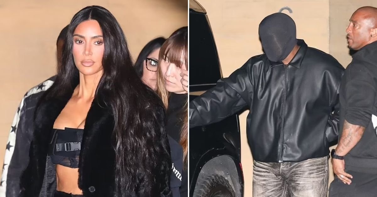 untitled design 26.jpg?resize=1200,630 - Kanye West And Kim Kardashian REUNITE For Dinner Date – Ye’s Wife Bianca Censori Was Nowhere To Be Seen