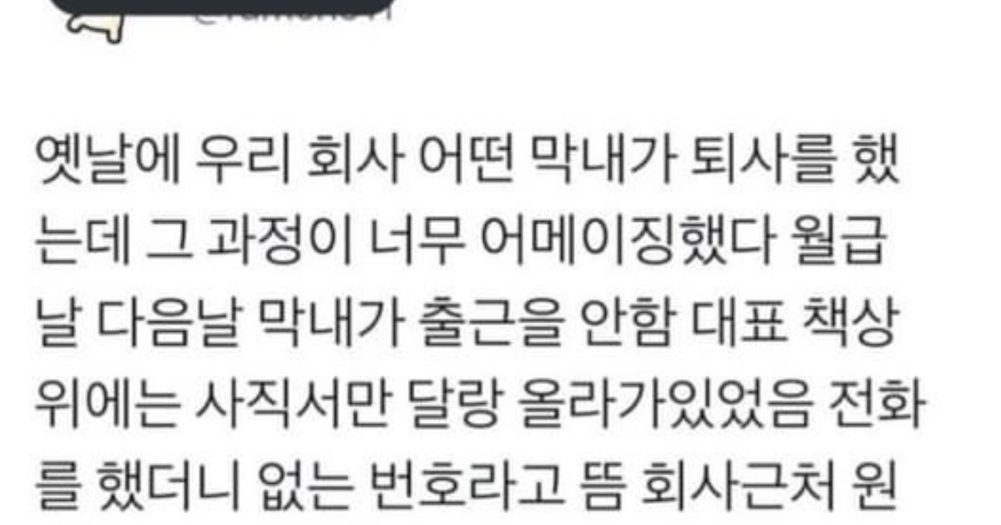 0c822d87 d624 4502 b680 c42dbd7d25a2.jpeg?resize=412,275 - 퇴사한 막내의 마지막 선물