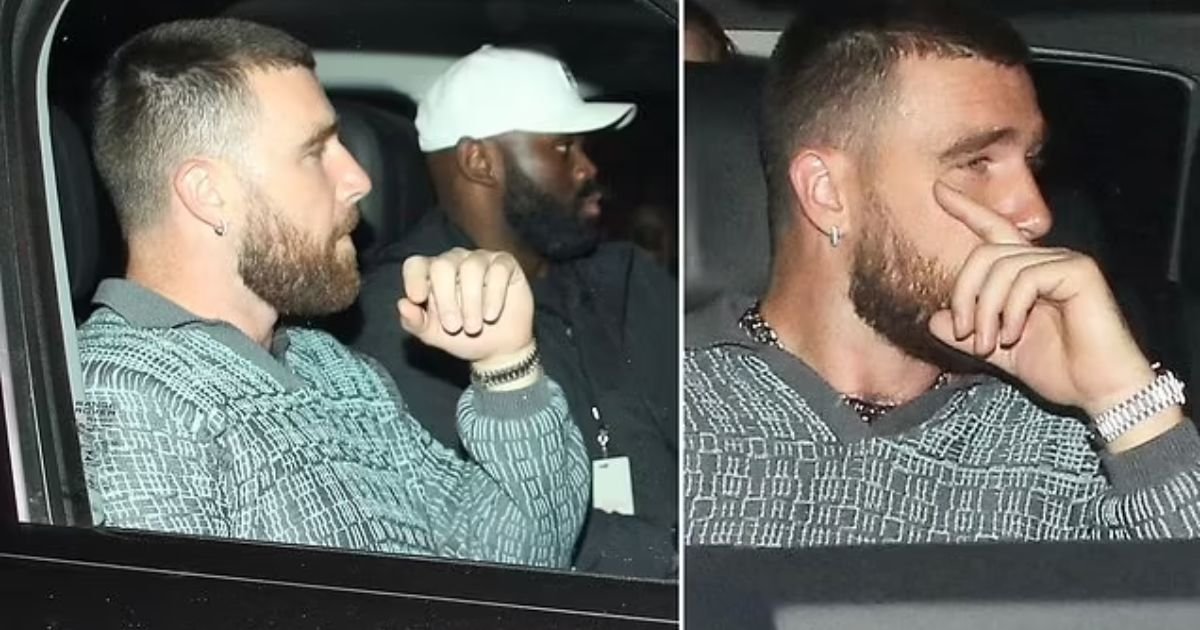 copy of articles thumbnail 1200 x 630 17 2.jpg?resize=1200,630 - "Where's Taylor?"- Travis Kelce Pictured Attending & Leaving Justin Timberlake Concert ALONE