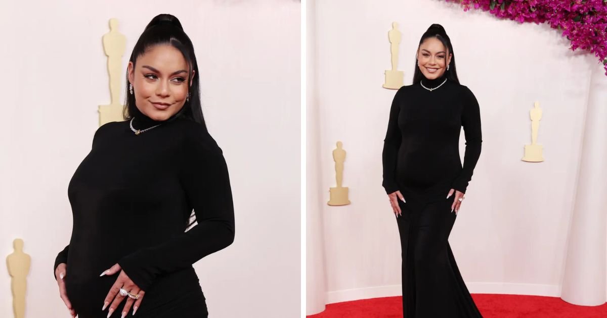 copy of articles thumbnail 1200 x 630 29 1.jpg?resize=1200,630 - Vanessa Hudgens GLOWS While Hosting Oscars Red Carpet As Star Debuts Baby Bump